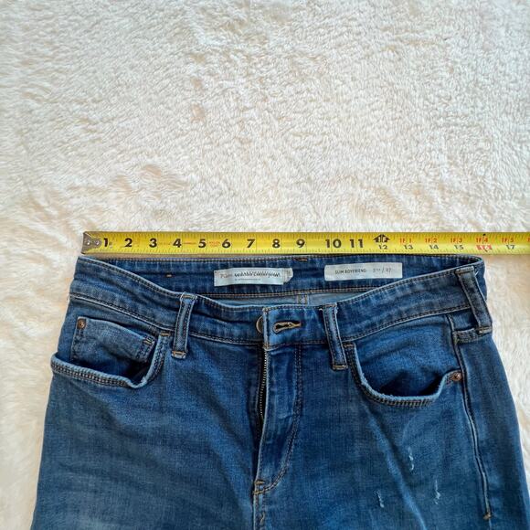 Anthropologie Pilcro & the Letter Press Women’s Slim Boyfriend Denim Jeans Sz 27 - Picture 8 of 9